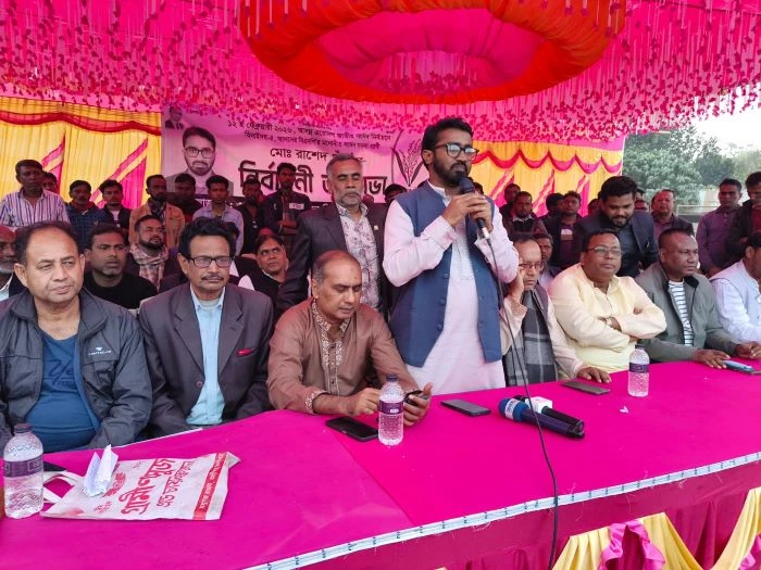 নির্বাচিত হলে ঝিনাইদহ-৪ মডেল আসনে রুপান্তিত হবে: রাশেদ খাঁন